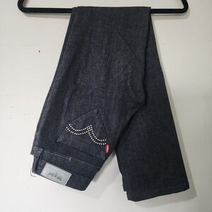 Levi's Lady Style Black Straight Leg Jeans